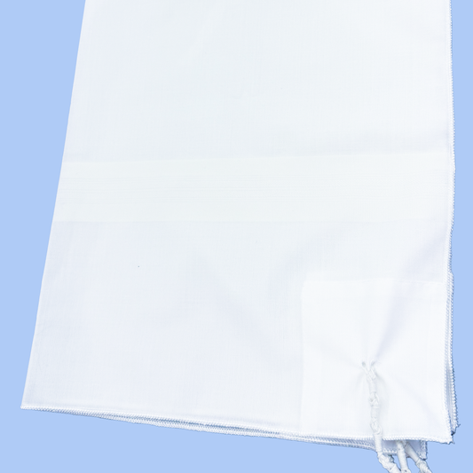 White on White  | ציצית | Tzitzis